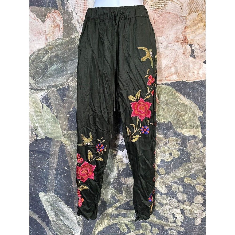 New Free People Embroidered Pants Size Xs